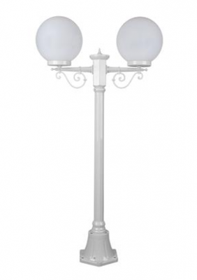 SIENA 2LT 1.35M 250MM OPAL POSTLIGHT WHITE